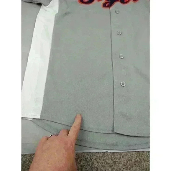 Detroit Tigers Prince Fielder MLB Genuine Merchandise Jersey Gray Button medium - Picture 11 of 13